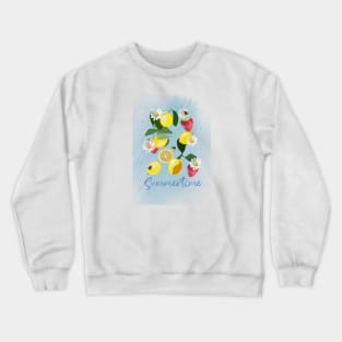 Summertime Fruit Crewneck Sweatshirt